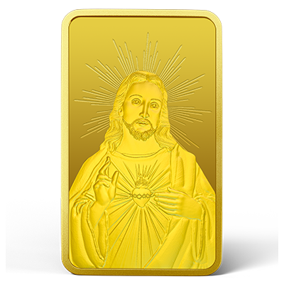 JESUS 24K (999.9) 10G GOLD BAR