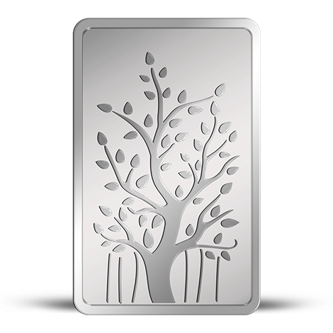 BANYAN TREE 999.9 PURITY 100 GM SILVER BAR