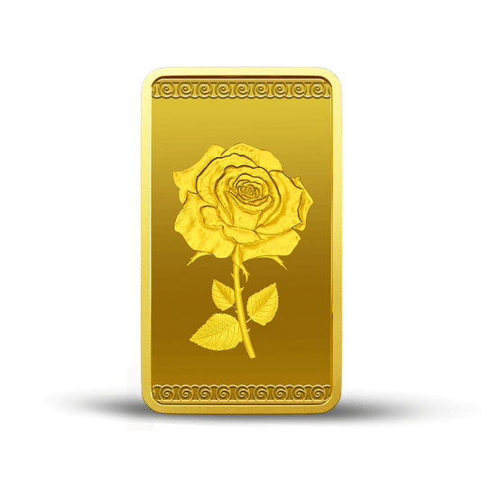 ROSE 24K (999.9) 10 GM GOLD BAR