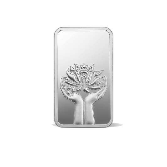 LOTUS (999.9) 10 GM SILVER BAR