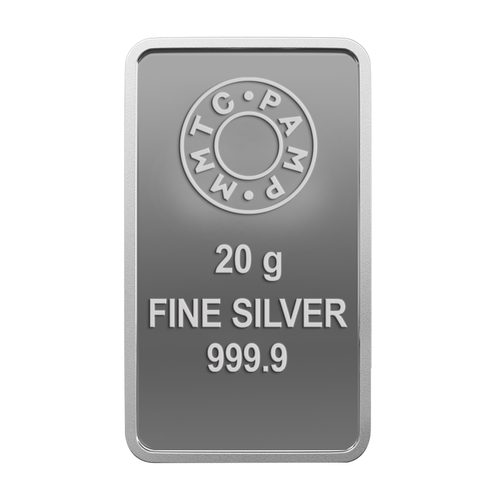 ROSE (999.9) PURITY 20 GM SILVER BAR