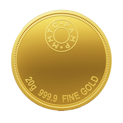 LORD MAHAVIR 24K (999.9) 20 GM GOLD COIN (LIMITED MINTAGE)