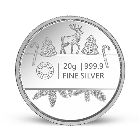 MERRY CHRISTMAS (999.9) 20 GM SILVER COIN