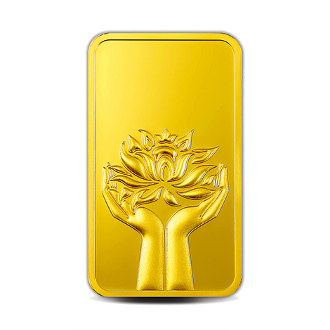 LOTUS 24K (999.9) 10 GM GOLD BAR