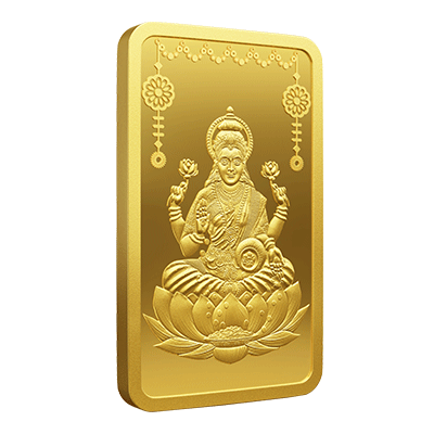 24K MINTED LAKSHMI 10 GM GOLD BAR