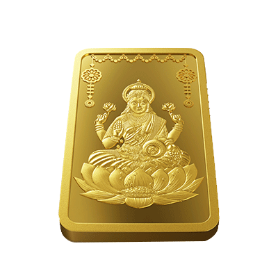 24K MINTED LAKSHMI 10 GM GOLD BAR