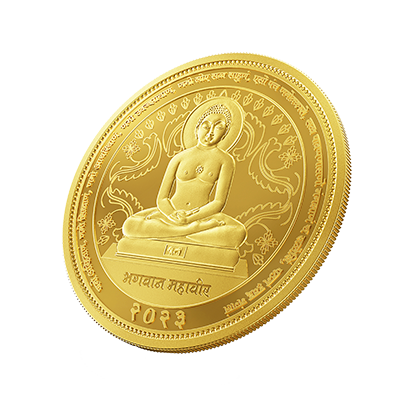 LORD MAHAVIR 24K (999.9) 20 GM GOLD COIN (LIMITED MINTAGE)