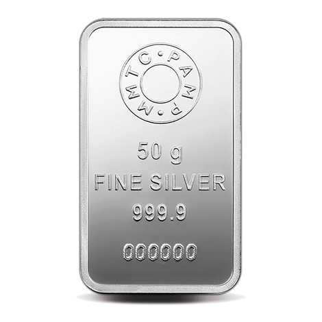 LOTUS 999.9 PUREST 50 GM SILVER BAR