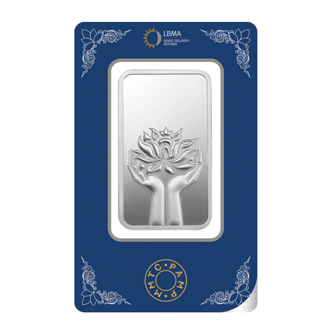 LOTUS 999.9 PUREST 50 GM SILVER BAR