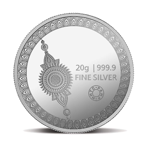 RAKSHA BANDHAN, (999.9) 20 GRAM SILVER COIN