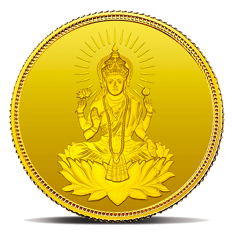 LAKSHMI 24K (999.9) 8 GM GOLD COIN