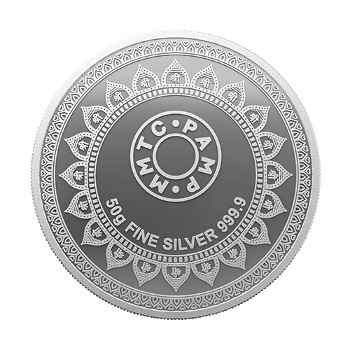 ASHTA LAKSHMI (999.9) 50 GM SILVER COIN