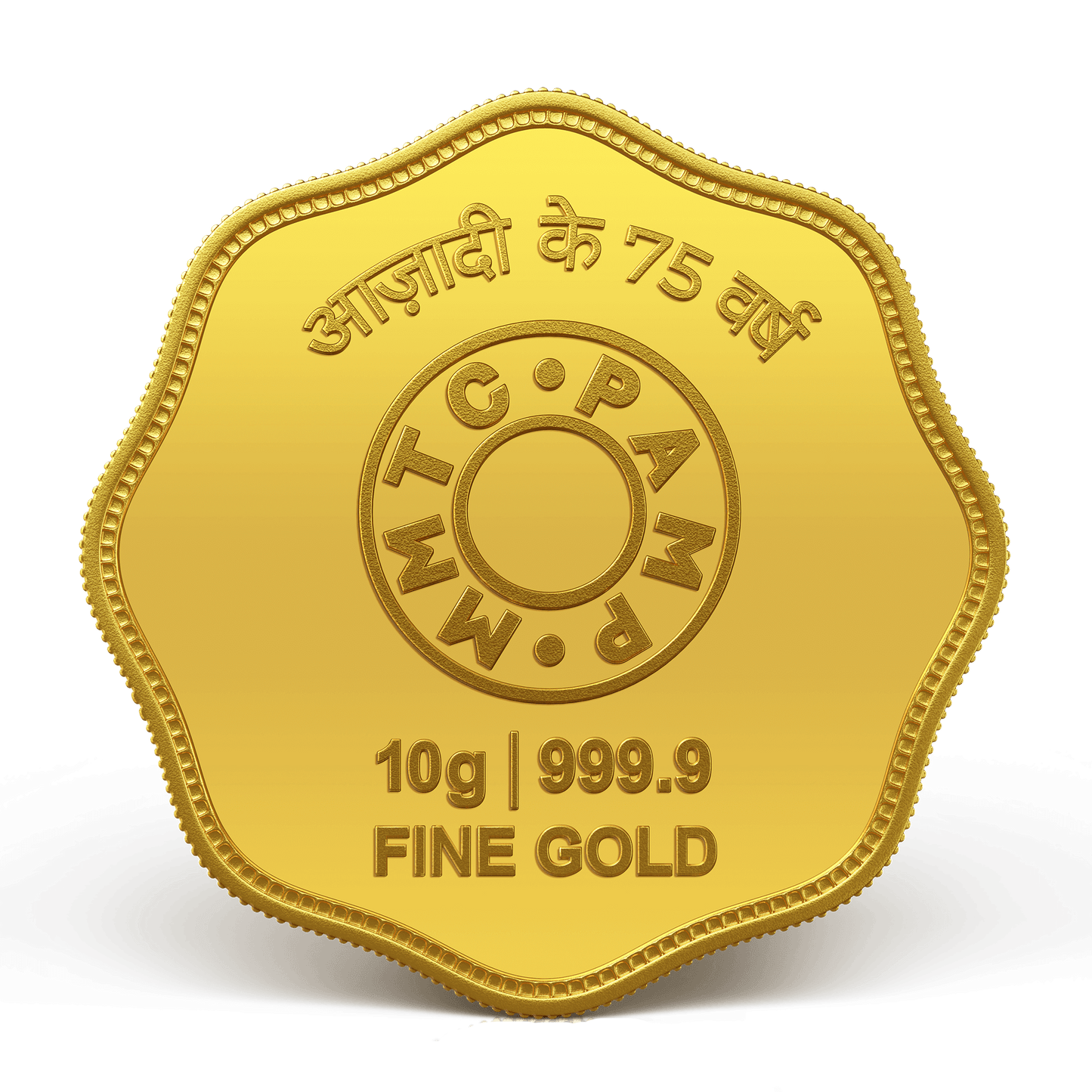 AZADI KA AMRIT MAHOTSAV 24K (999.9) 10 GM LIMITED EDITION GOLD COIN