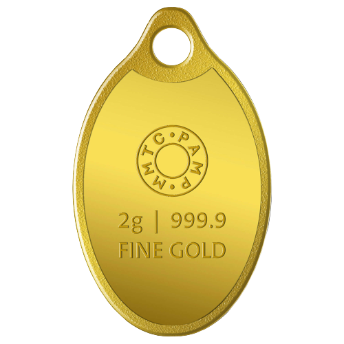 GODDESS LAKSHMI GOLD PENDANT 24K (999.9) 2 GM FOR WOMEN / GIRLS