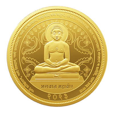 LORD MAHAVIR 24K (999.9) 20 GM GOLD COIN (LIMITED MINTAGE)