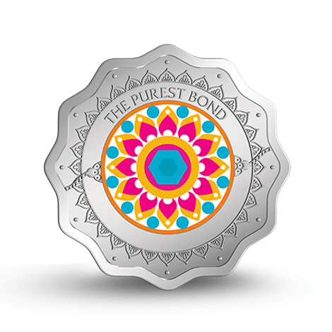 RAKSHA BANDHAN 20 GM 999.9 SILVER GIFTING COIN FOR SISTER