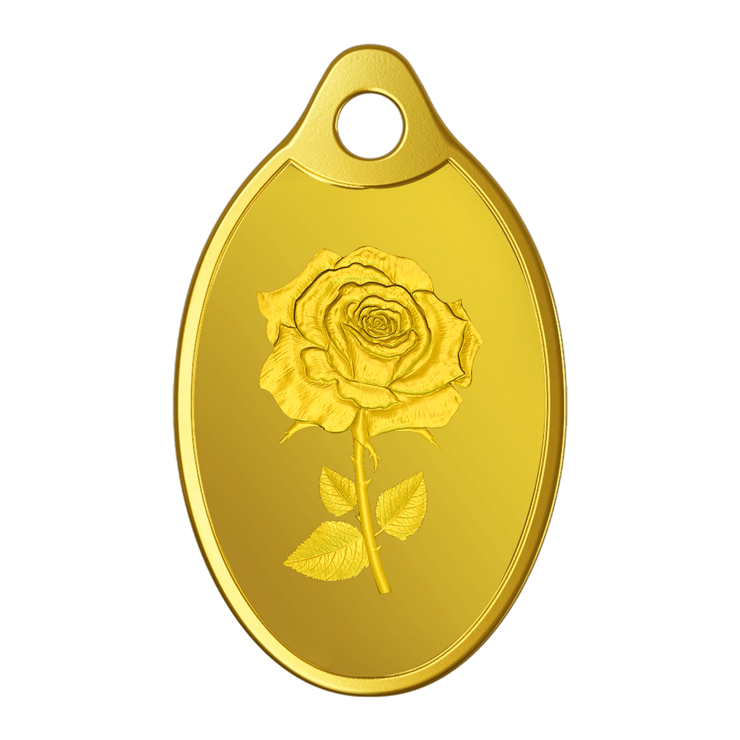 ROSE PENDANT GOLD 24K 2 GM (999.9)