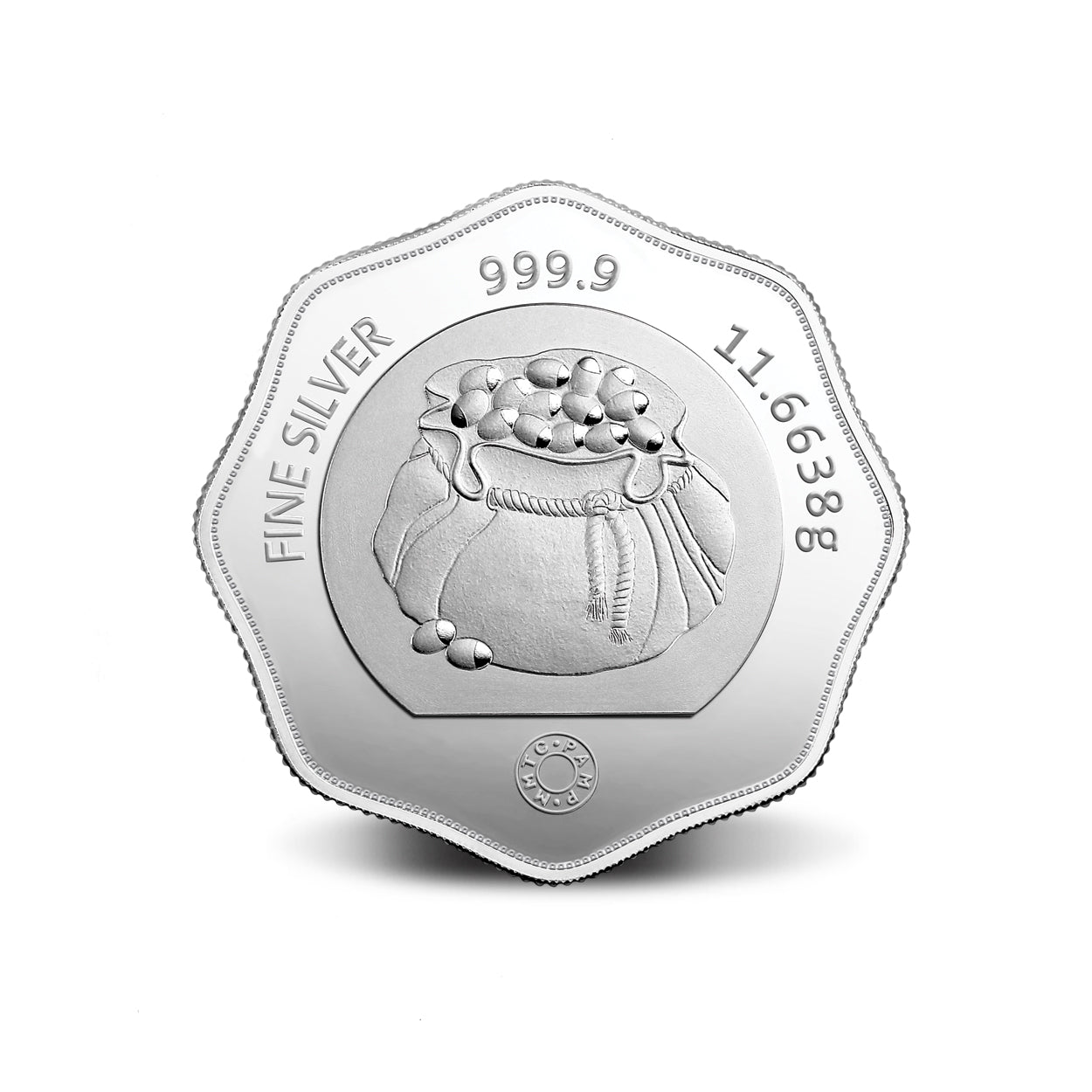 TOLA 999.9 PURITY 11.6638 GM SILVER COIN